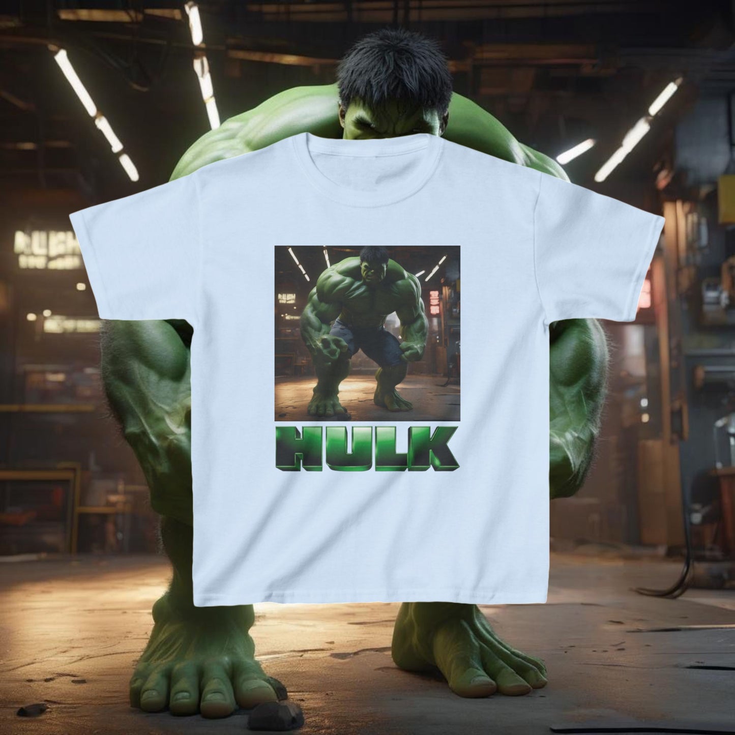 Kids Incredible Hulk Heavy Cotton Tee 16 colors