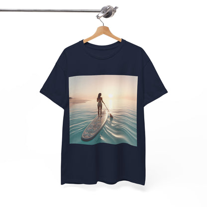 Versatile Dazzling Dreams Paddle Board T-Shirt, ideal for casual outings and water sports, made by Dazzling Dreams Studio.