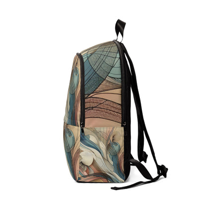 Versatile and stylish Pastel Hues Contemporary Backpack by Dazzling Dreams Studio, designed to elevate any outfit with its contemporary charm.