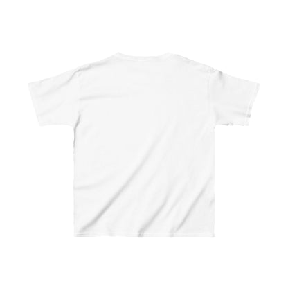 Back view of Childs Buzz Lightyear Graffiti Unisex Graphic Tee Shirt Kids in classic white, showcasing a chic look perfect for both boys and girls.