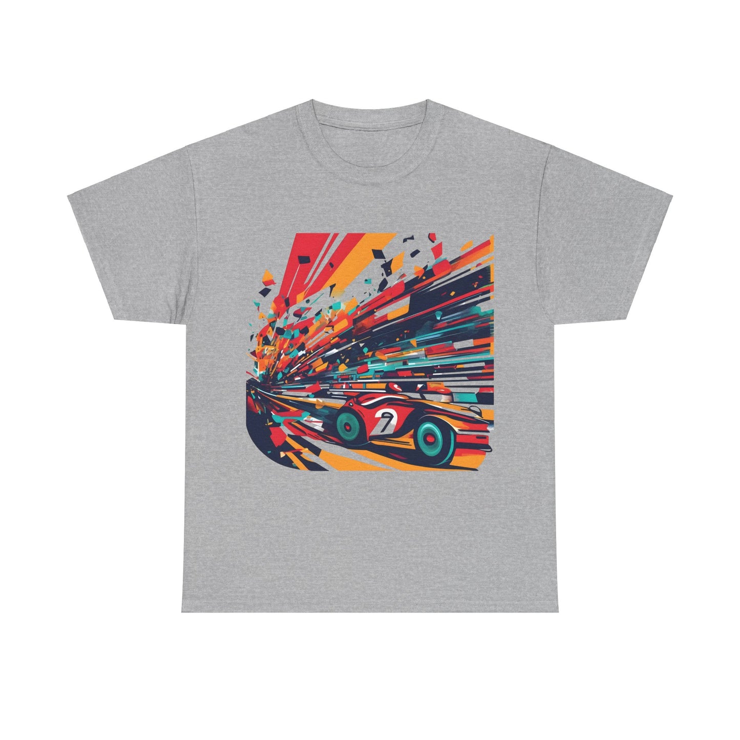 Retro Racing Vintage  Car Graphic T-Shirt, Urban Streetwear Top, Unisex Cotton