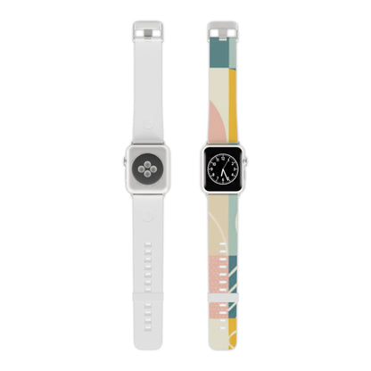 Stylish Dazzling Dreams Studio Geometric Pastel Apple Watch Band with vibrant pastel colours, perfect for elevating your wrist wear.