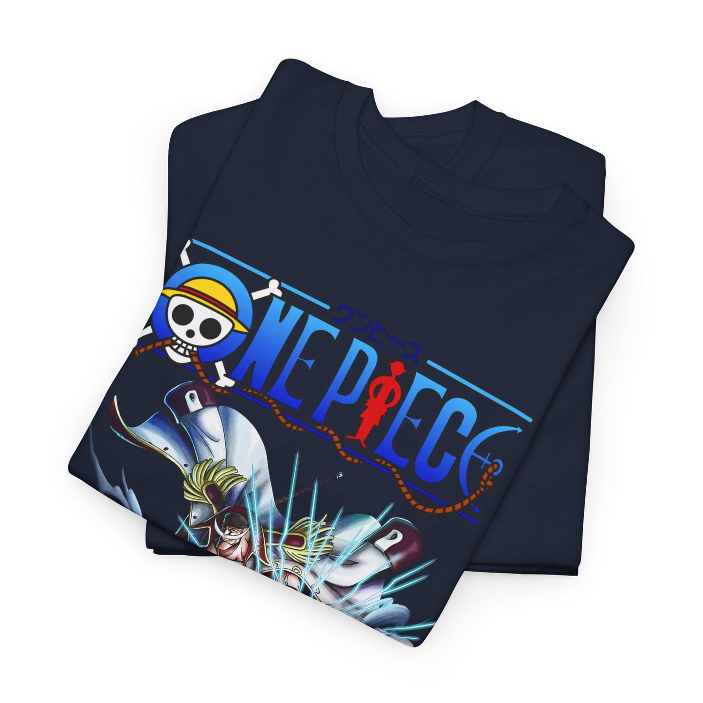 Luxurious One Piece Men's T-Shirt featuring Edward Newgate graphic design, showcasing vibrant colours and intricate details, perfect for anime enthusiasts.