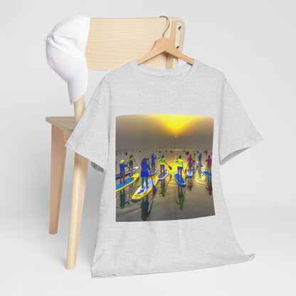 Sophisticated paddle boarding adventure apparel by Dazzling Dreams Studio, merging comfort and style.