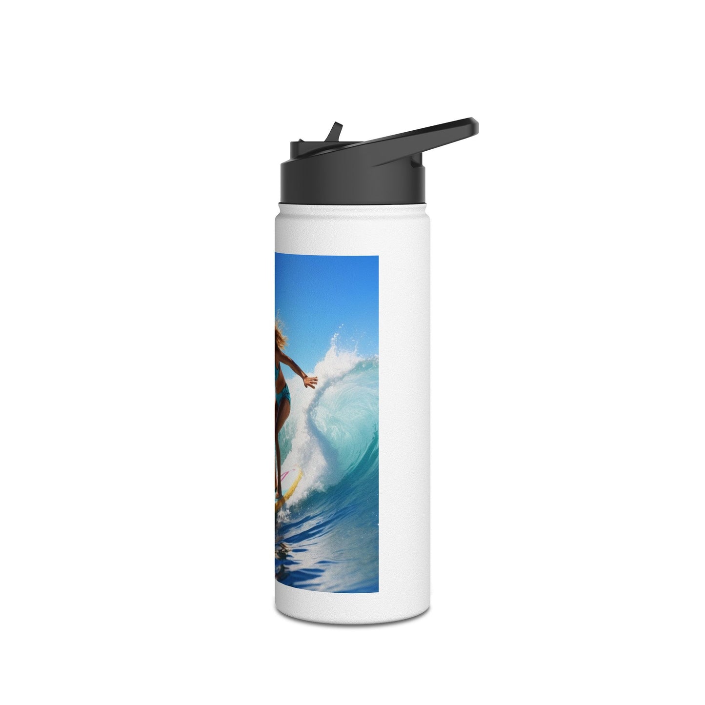 Fantasy Paddleboarding Stainless Steel Water Bottle, Standard Lid