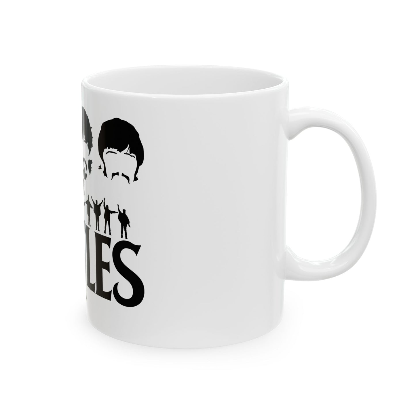 Copy of The Beatles Logo Image Ceramic Mug,  Office Mug,