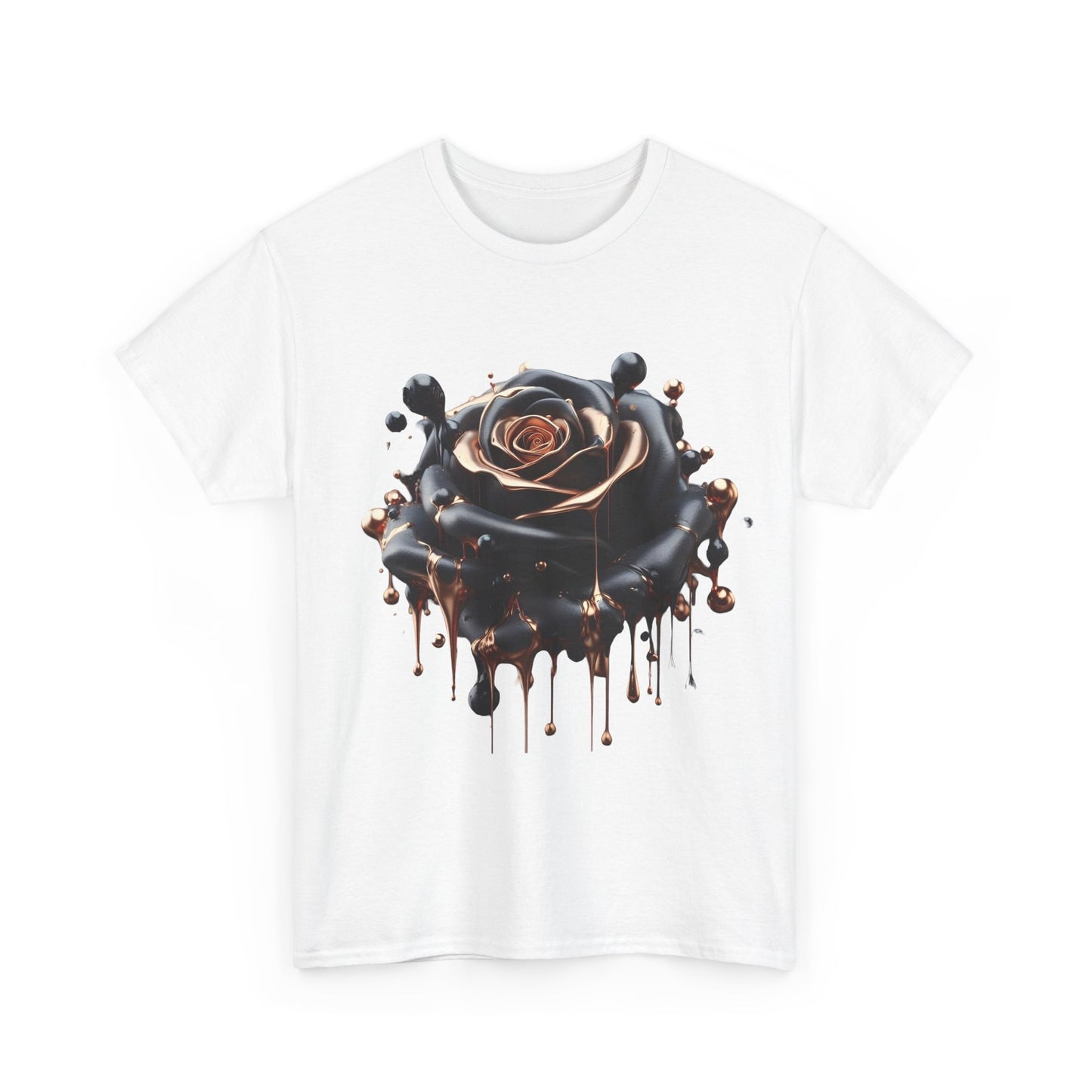 Close-Up Abstract Rose Unisex Cotton Tee Graphic T Shirt