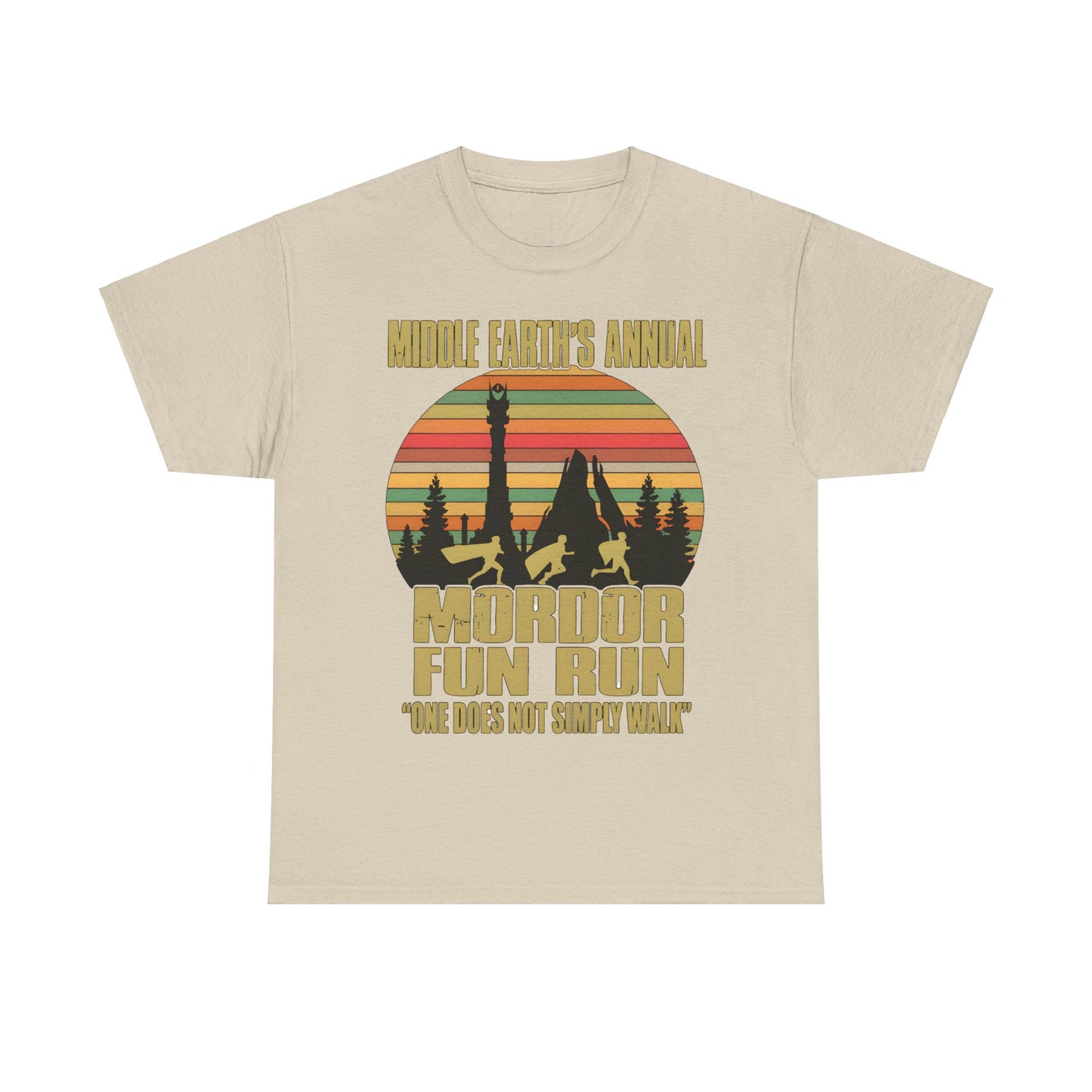 Mordor Annual Fun Run Tolkien Graphic Unisex  Tee Shirt