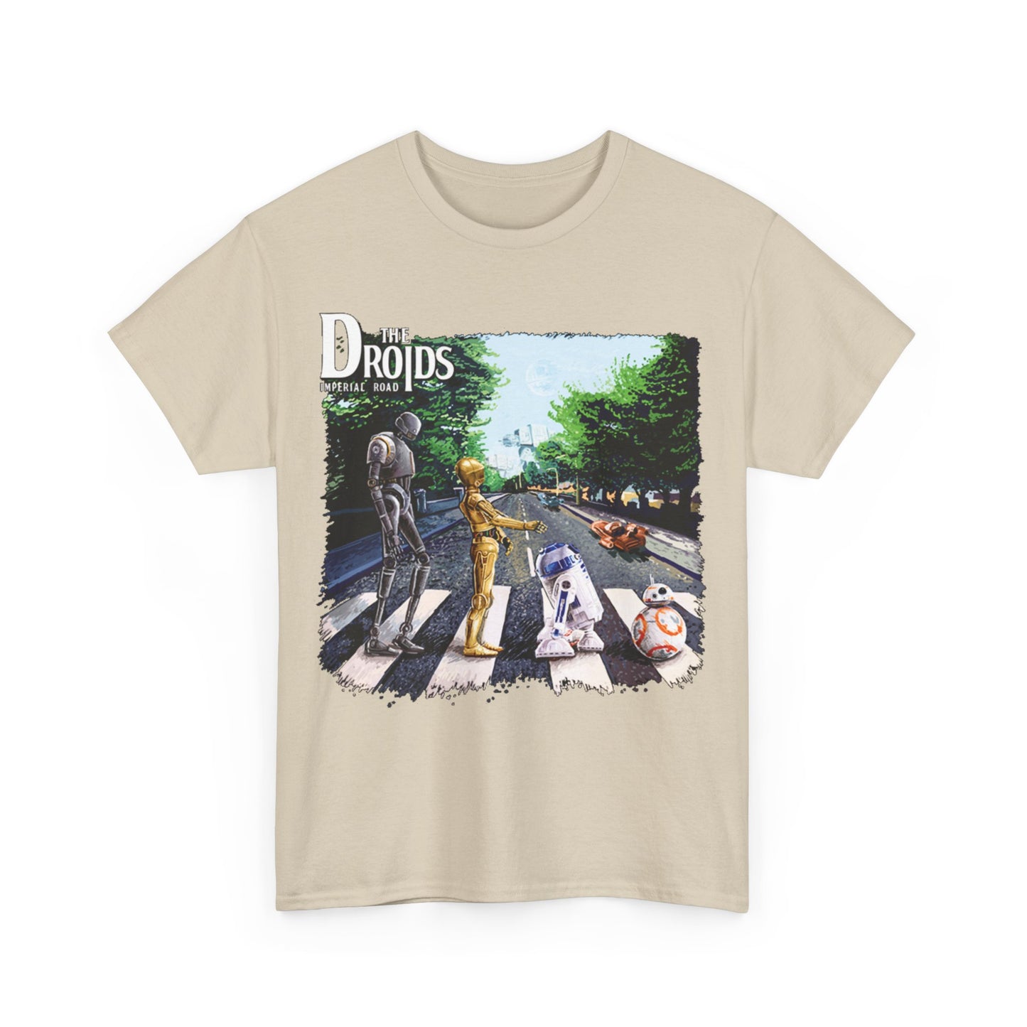 The Droid´s Star Wars the Beatles Abbey Road Mashup Graphic T Shirt Tee