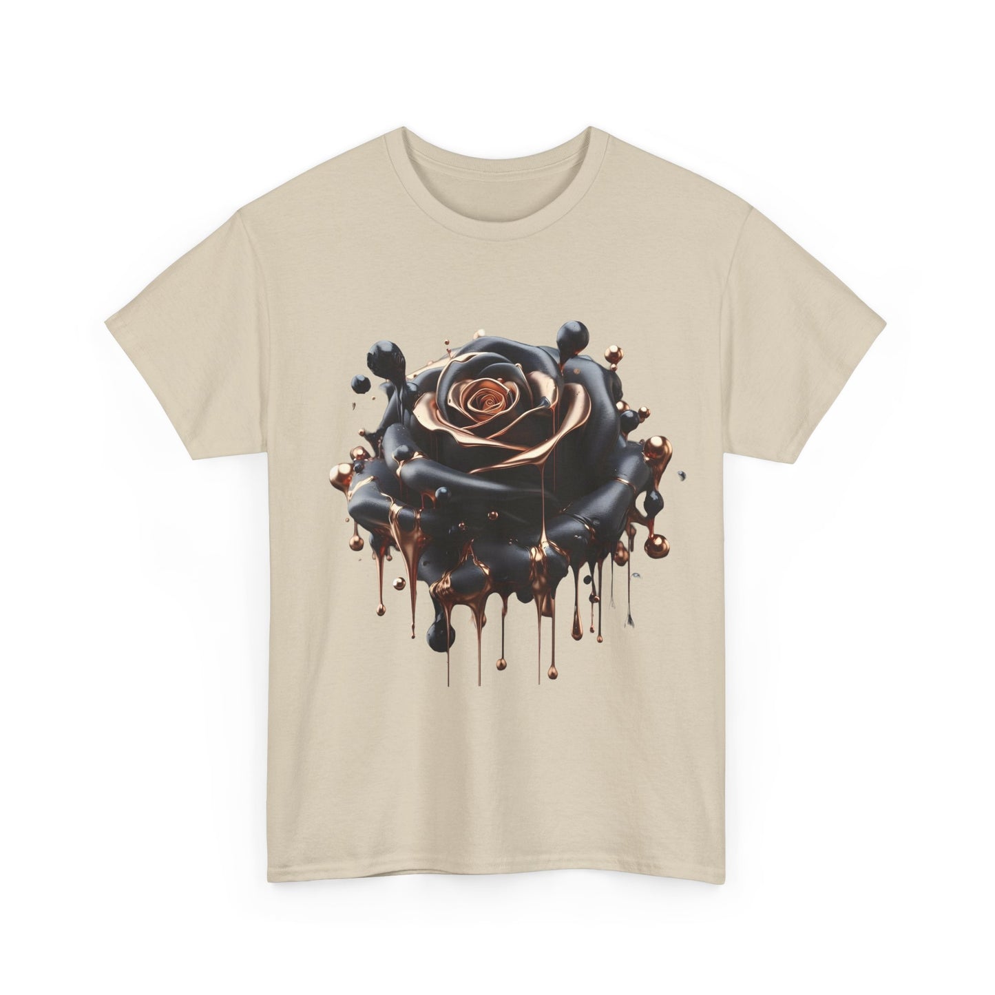 Close-Up Abstract Rose Unisex Cotton Tee Graphic T Shirt