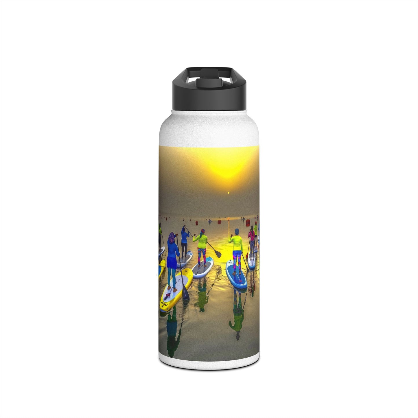 Fantasy Paddleboarding Stainless Steel Water Bottle, Standard Lid