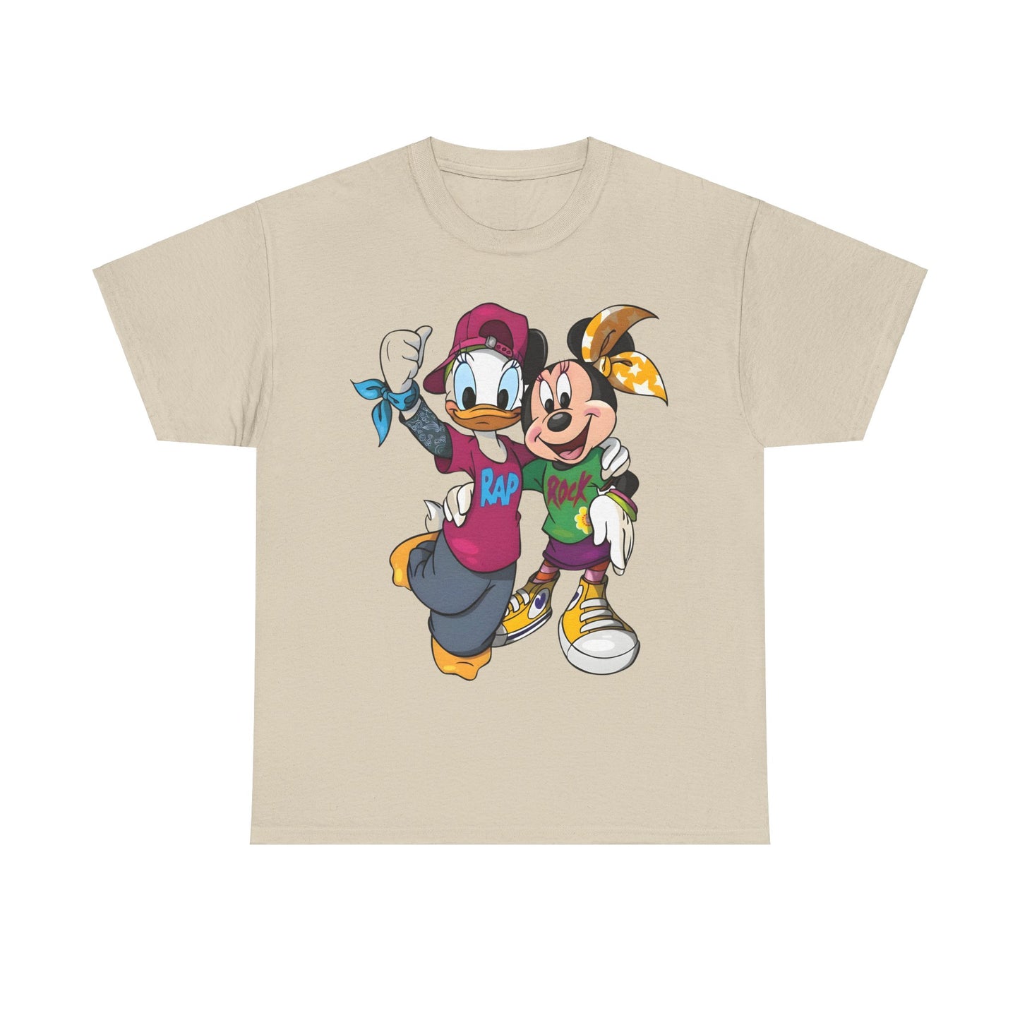 Daisy Duck & Minnie Mouse  Unisex Graphic Tee Shirt