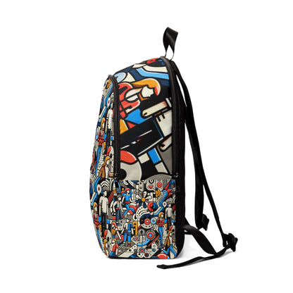 Close-up view of the Dazzling Dreams cartoon character backpack showcasing its trendy patterns and luxurious craftsmanship.