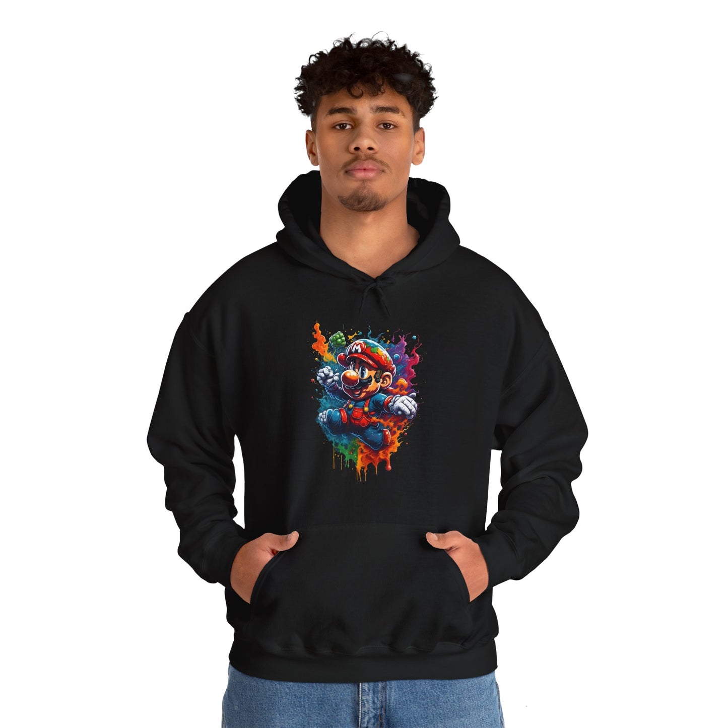 Unisex Computer Game Graphic Lightweight Hooded Sweatshirt