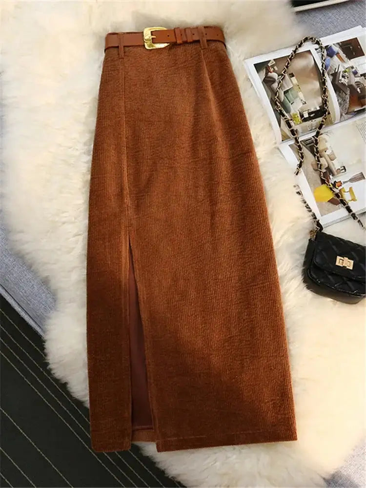 Women's Chic Corduroy Women Skirt