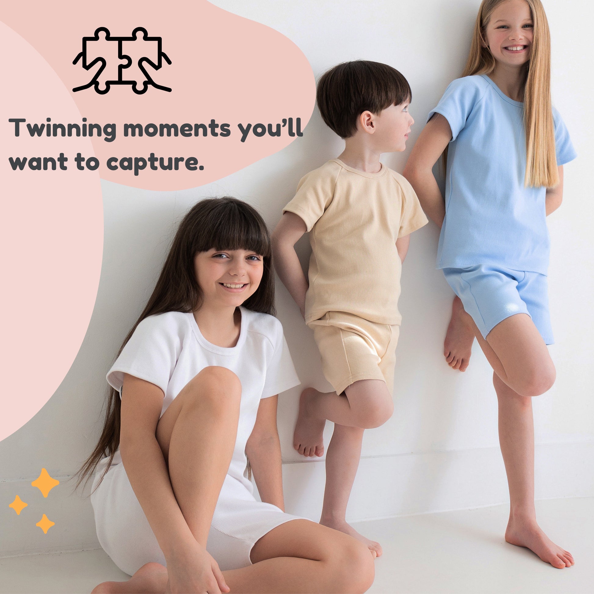 Versatile mint short sleeve outfit for boys and girls from DreamBuy, designed for comfort and easy wear during summer activities.