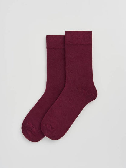 Close up of the bamboo fabric showcasing the softness and moisture-wicking properties of these luxurious socks.