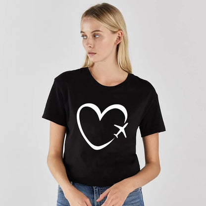 Leopard Lips Print Women's T-Shirt by Dazzling Dreams Studio showcasing a stylish O-neck design in elegant white, perfect for summer fashion.
