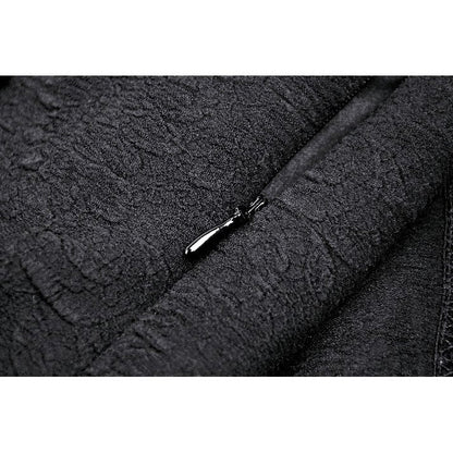 Elegant Kelilah Lace Hi-Low Dress by Dark in Love showcasing off-shoulder sleeves and intricate lace details.