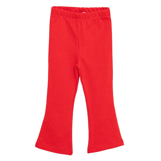 HelloBaby Basic Girl Flare Leggings - Red