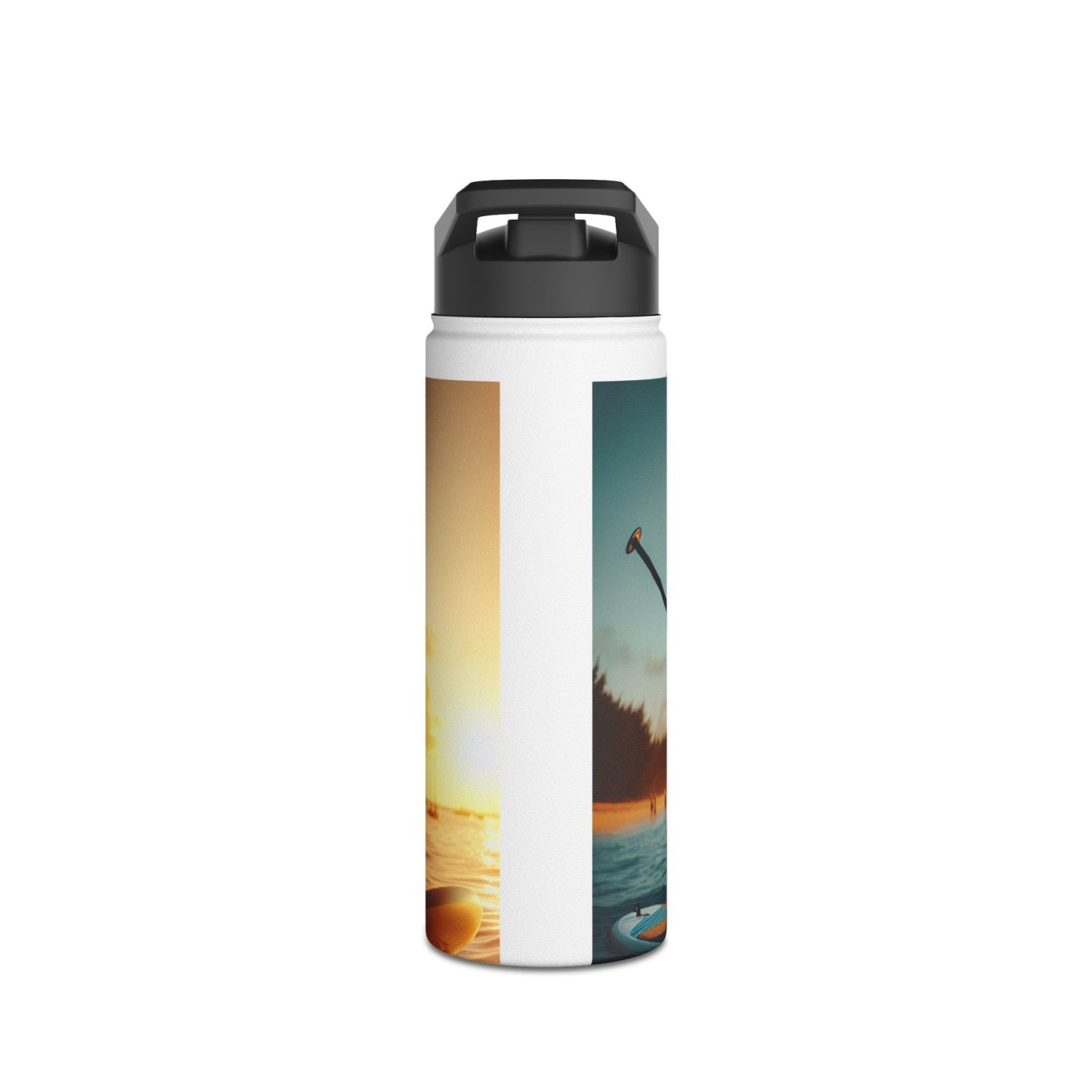 Fantasy Paddleboarding Stainless Steel Water Bottle, Standard Lid