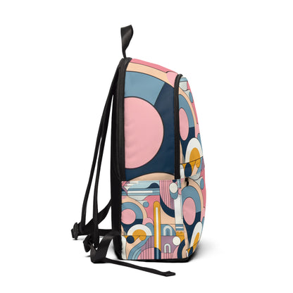 Versatile storage compartments of the Elegant Modern Abstract Backpack by Dazzling Dreams Studio, showcasing its functional yet stylish design.
