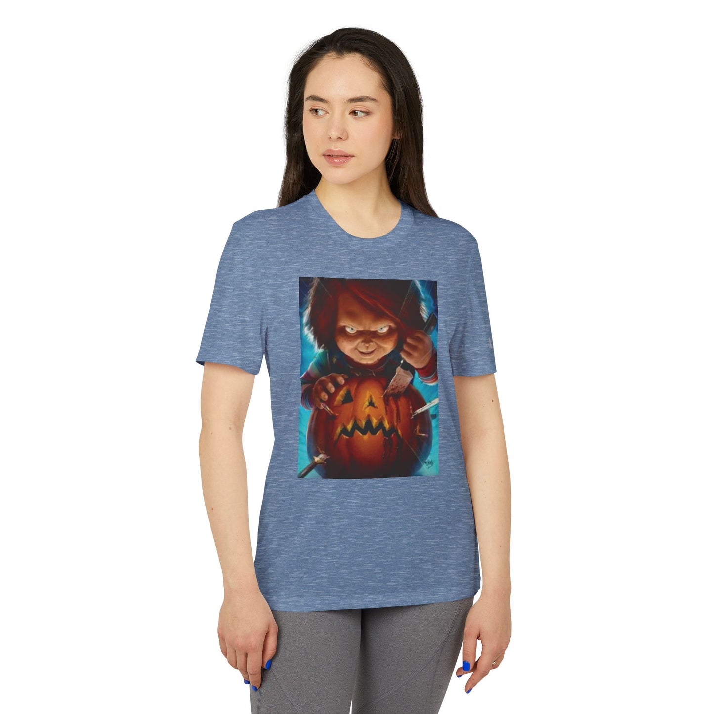 Adidas Unisex Halloween Chucky Cute T-shirt 9 Colors