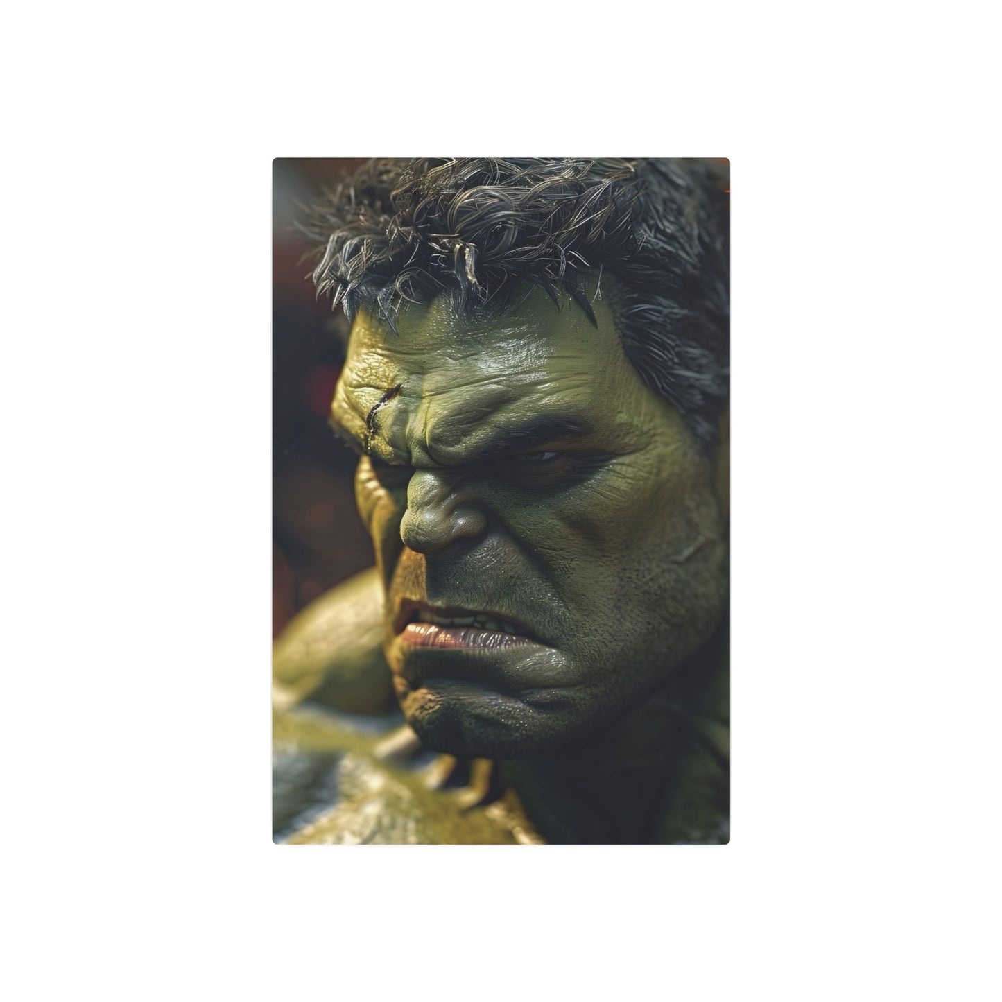 Marvel The Hulk Metal Art Poster