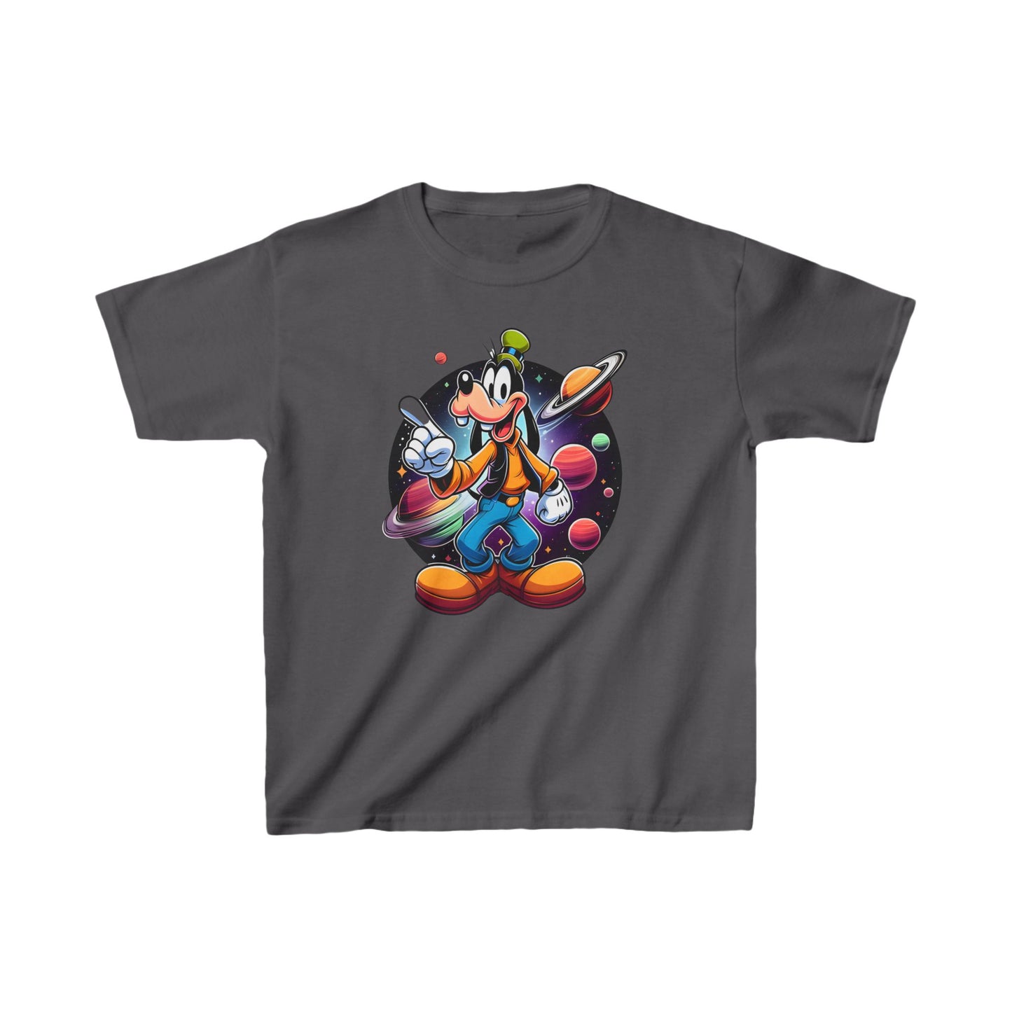 Childs Cosmic Goofy  Unisex Graphic Tee Shirt Kids