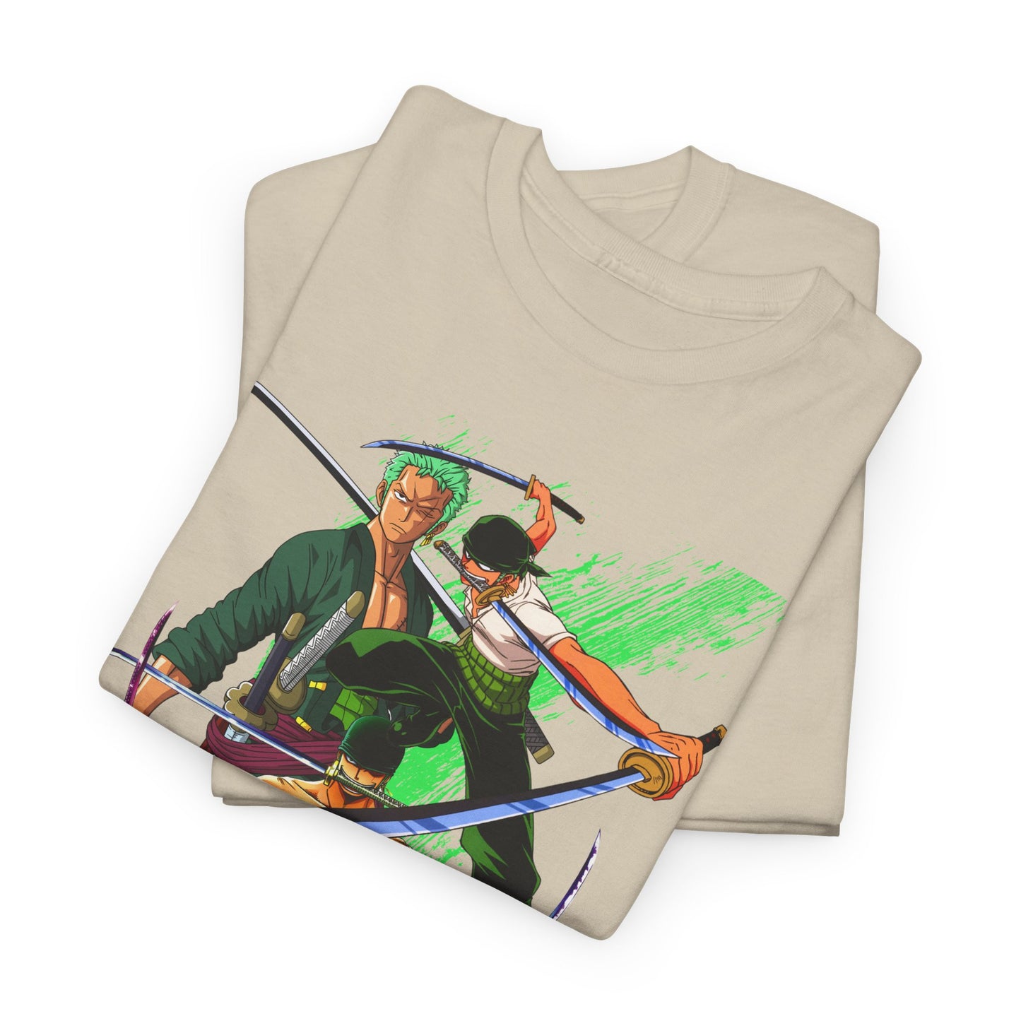 Luxurious One Piece YONKO Graphic Tee showcasing dynamic artwork featuring iconic anime characters, ideal for fashion-savvy enthusiasts.