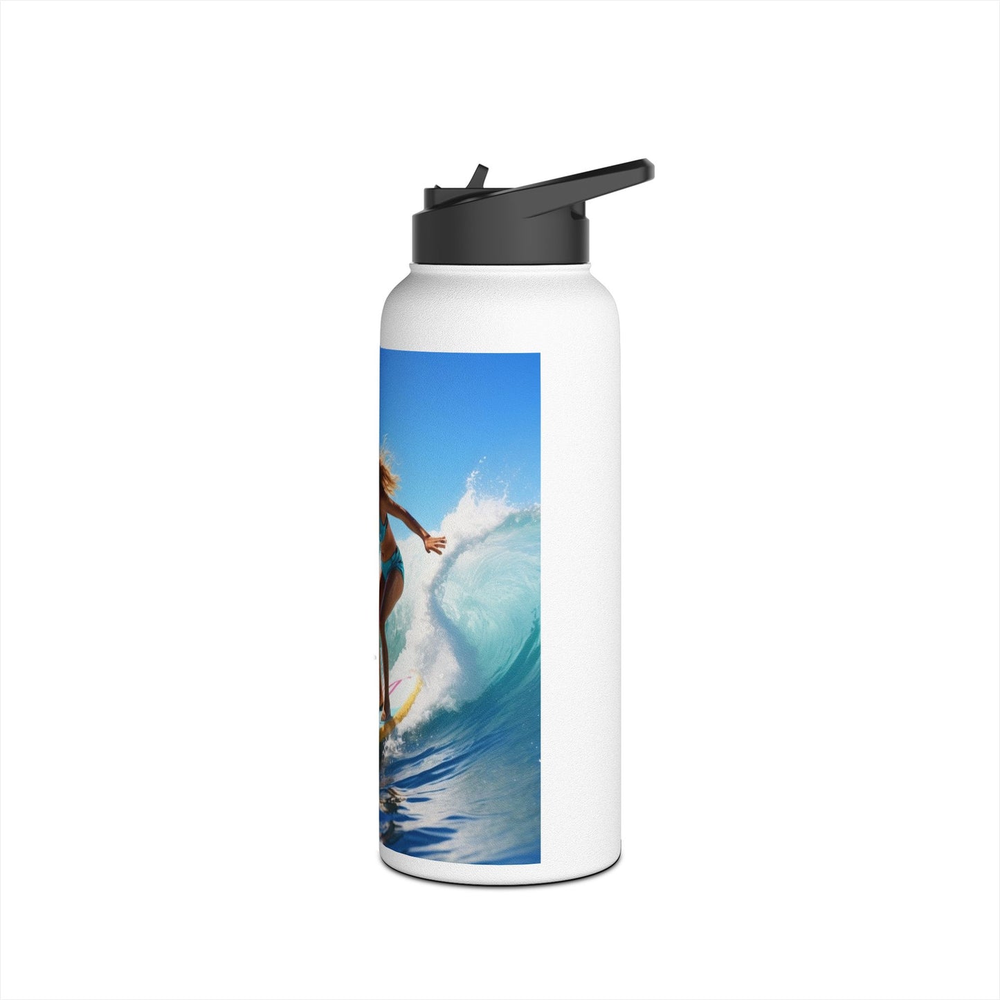 Fantasy Paddleboarding Stainless Steel Water Bottle, Standard Lid