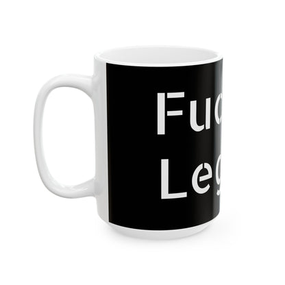 Humorous Adult Humor Mug with an inappropriate slogan, ideal for birthdays or Secret Santa gifts.
