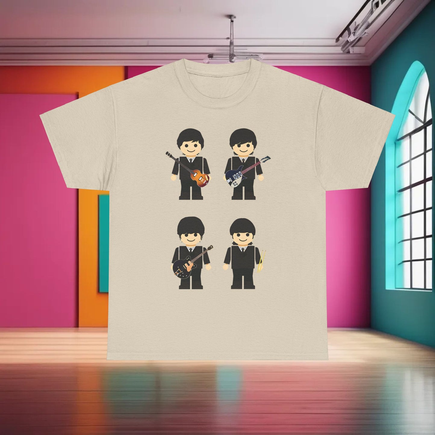 Lego Beatles Graphic T-Shirt Urban Unisex Cotton Tee