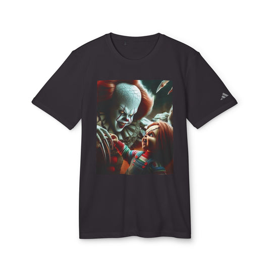 Adidas Unisex Halloween Pennywise and Chucky Cute T-shirt 9 colors