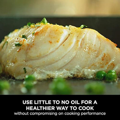 Ninja ZEROSTICK Classic Cookware 20cm Frying Pan, Non-Stick, Long Lasting Aluminium Frying Pan, Induction Compatible, Oven Safe to 180°C, Black, CW50020UK