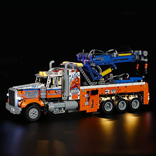 LIGHTAILING Led Light Compatible With Lego 42128 Technic Heavy-duty Tow Truck Building Blocks Model - NOT Included The Model Set
