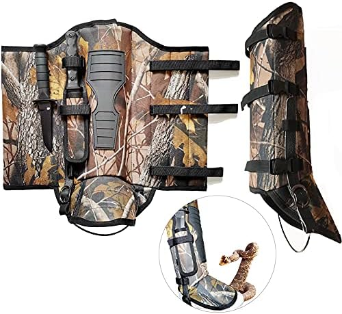 V-CHEETONG Snake Guards Anti Bite Gaiters Lower Leg Armor Snake Bite Proof Puncture Protection Gear Leggings Fit for Men & Women for Hunting Hiking Outdoors