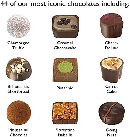 Hotel chocolat everything luxe box - 40 milk, white and d...