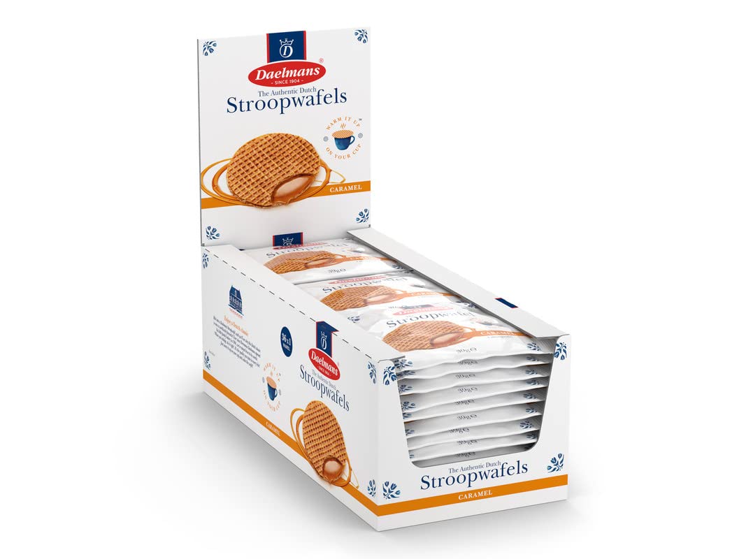 Daelmans stroopwafels - caramel waffles ? 39 g x 36 (sing...