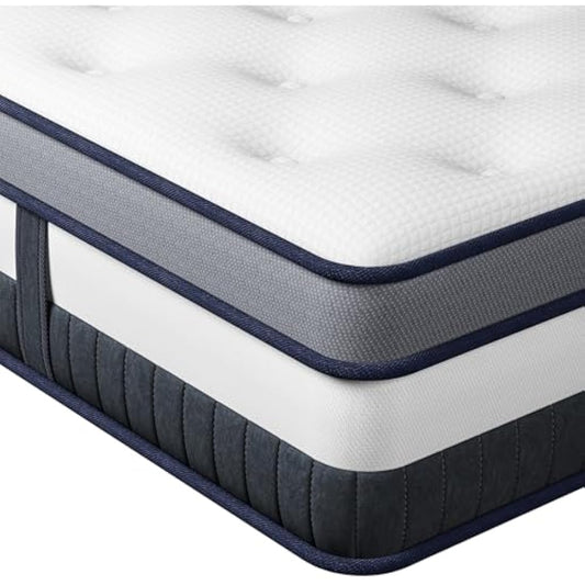 Vesgantti 2FT6 Small Single Mattress 75 x 190 cm, 11 Inch Pocket Sprung Mattress with Breathable Foam and Individually Pocket Spring - Medium, Luxury Box Top Collection