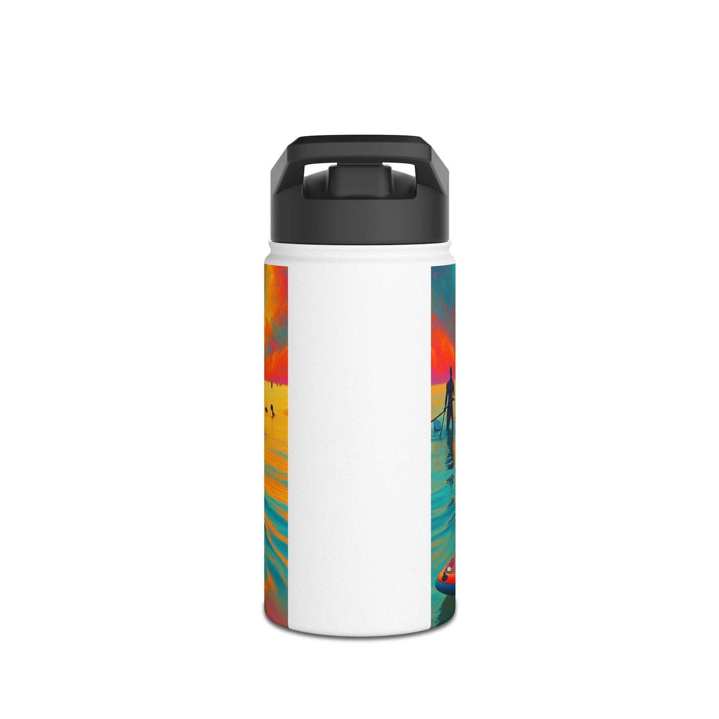 Fantasy Paddleboarding Stainless Steel Water Bottle, Standard Lid