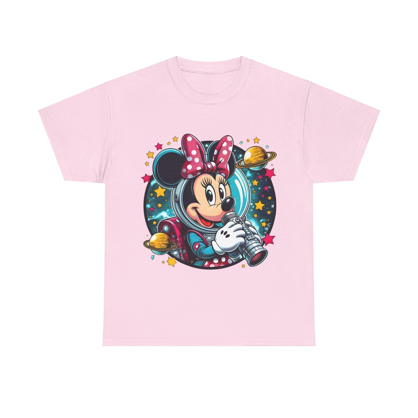 Blast Off with Minnie Mouse Unisex Graphic Tee Shirt