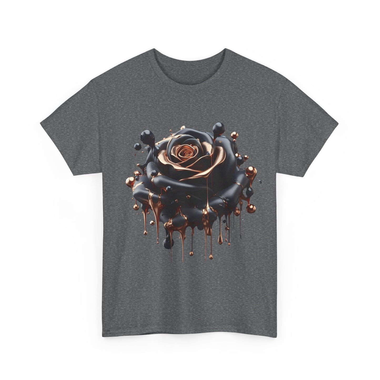 Close-Up Abstract Rose Unisex Cotton Tee Graphic T Shirt