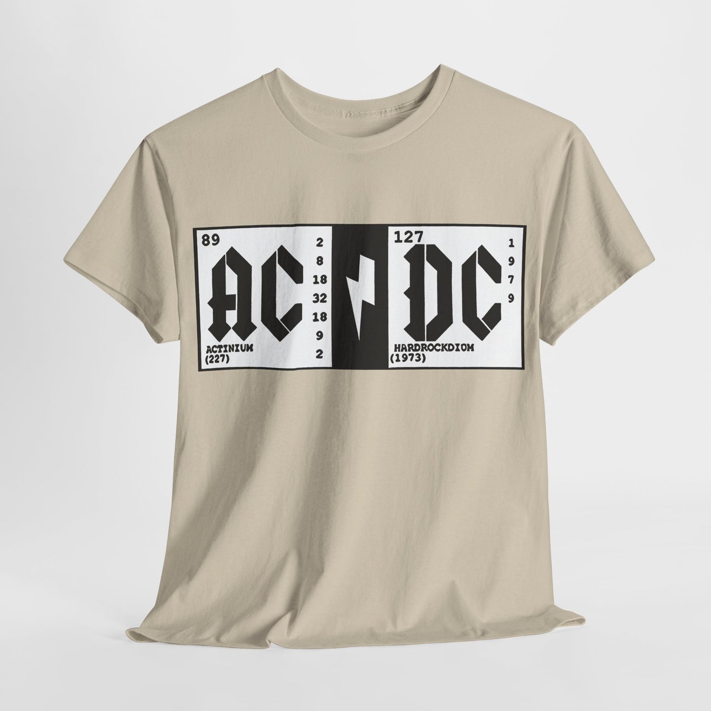 Elements AC DC Graphic T-Shirt Urban Unisex Cotton Tee