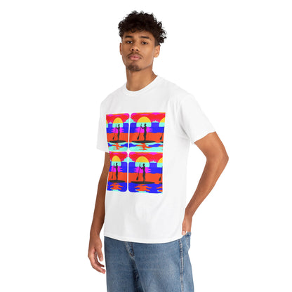Premium quality fabric of the Delightful Paddleboard Adventure T-Shirt by Dazzling Dreams Studio, providing comfort and style for paddleboarding lovers.