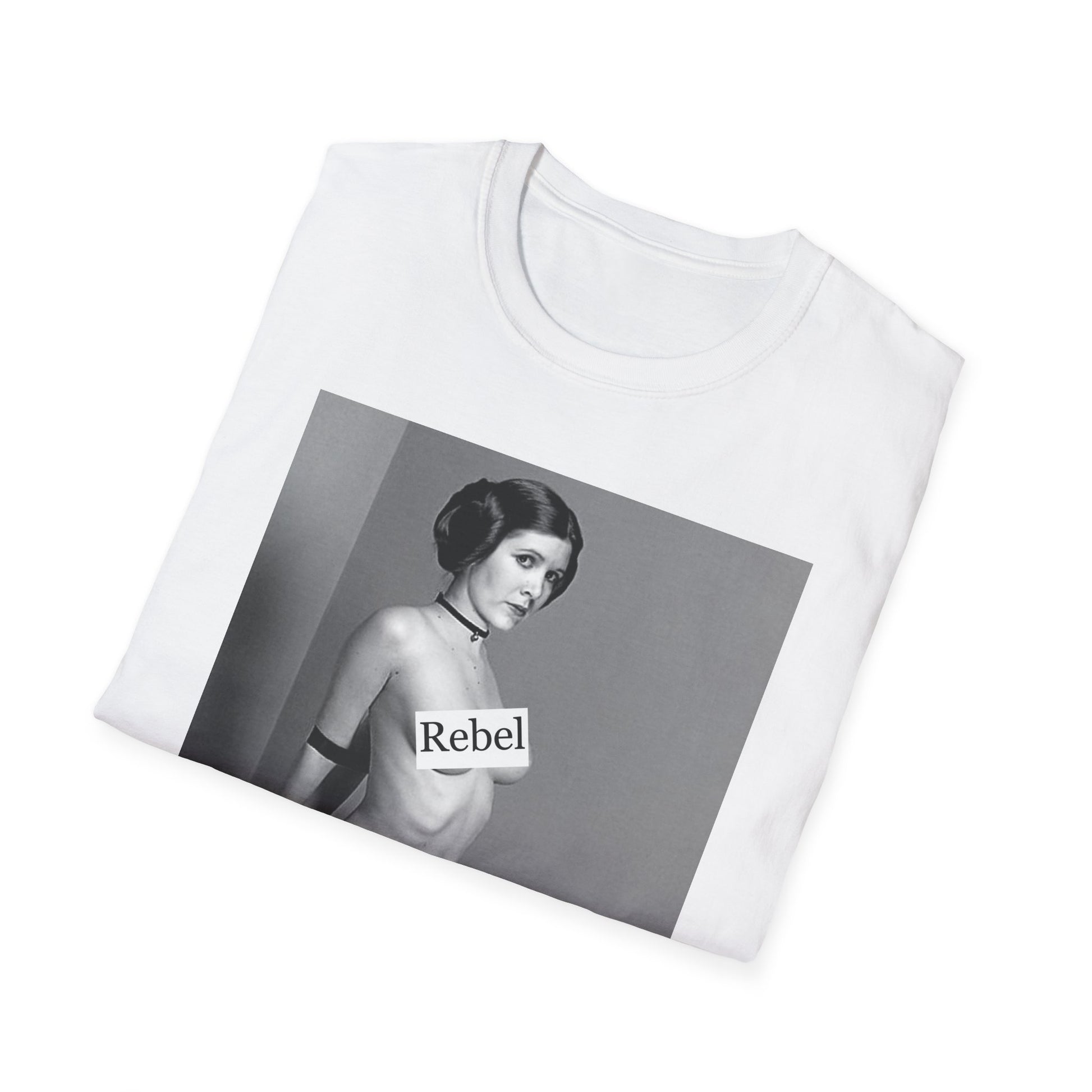 Elegant Rebel Star Wars T-Shirt with durable print quality, ensuring vibrant graphics that last through countless wears and washes.