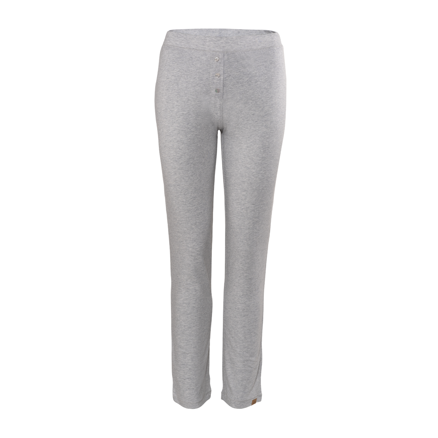 Close-up view of premium organic cotton material used in luxury women's sleep leggings, showcasing softness and comfort.