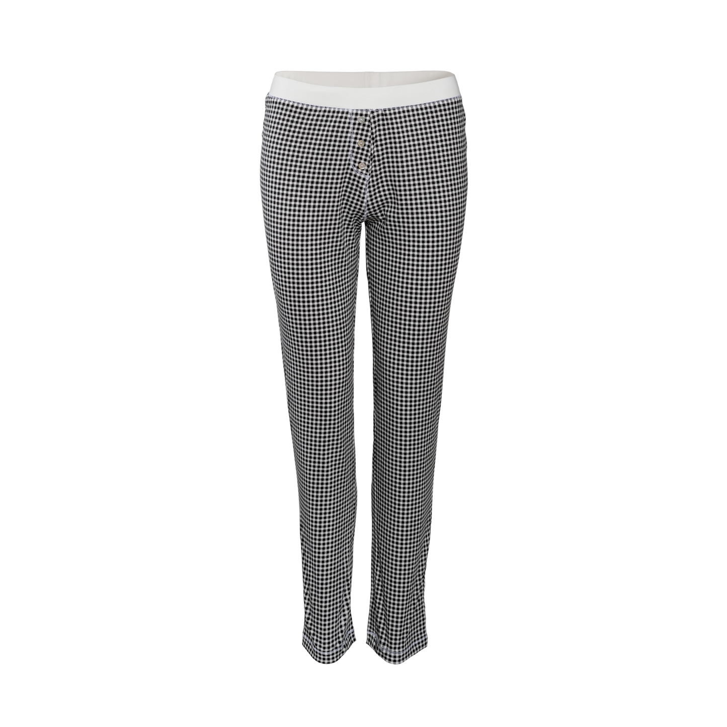 Luxury organic cotton sleep leggings for women in a soft, relaxed fit, ideal for lounging at home.