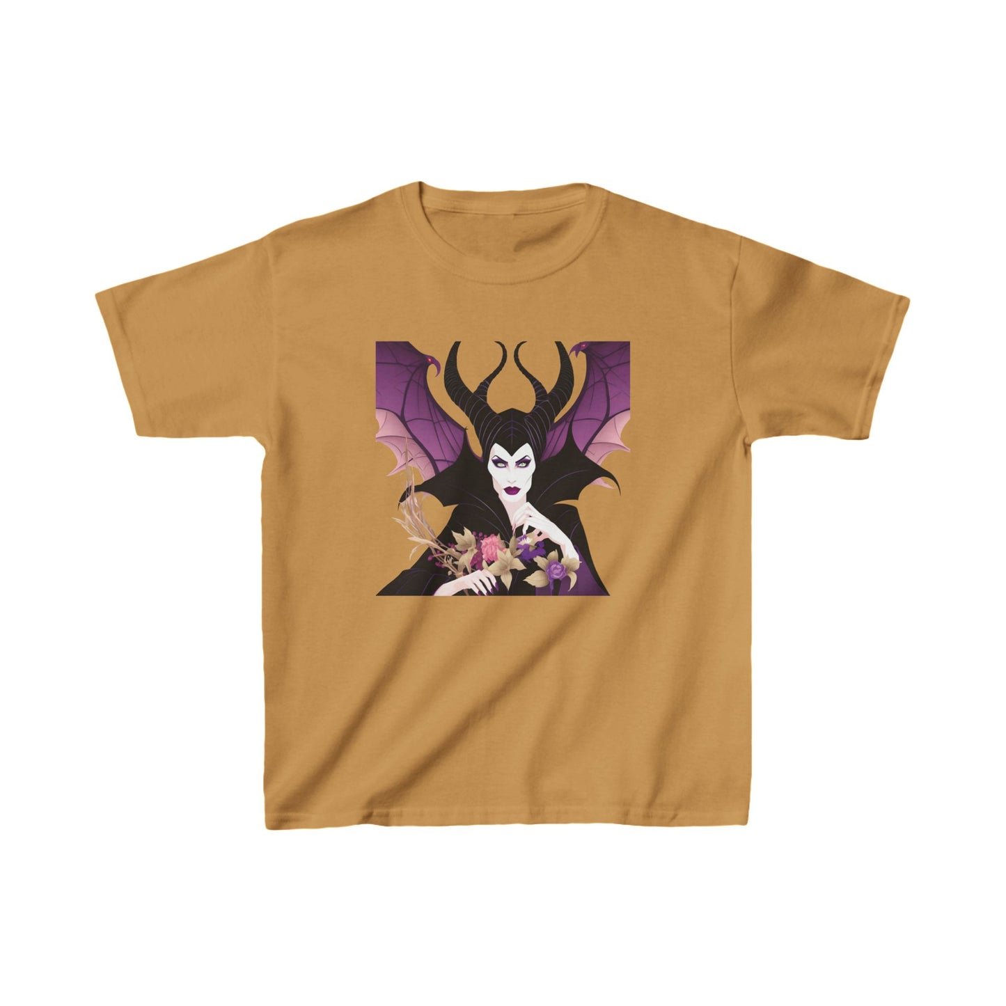 Maleficent Kids Tee,  Movie Character T shirt, Childrens Cotton  multiple colors