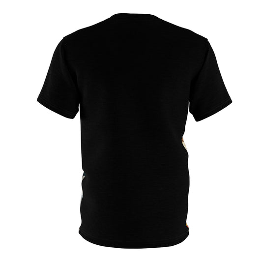 Back view of a luxury t-shirt, featuring a minimalist design, perfect for showcasing comfort and style. Ideal for casual wear.